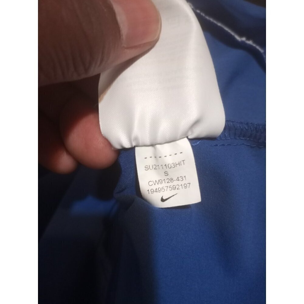 Nike NFL On Field Apparel Small S Men's 1/4 Zip Indianapolis Colts Blue Shirt - Picture 10 of 12